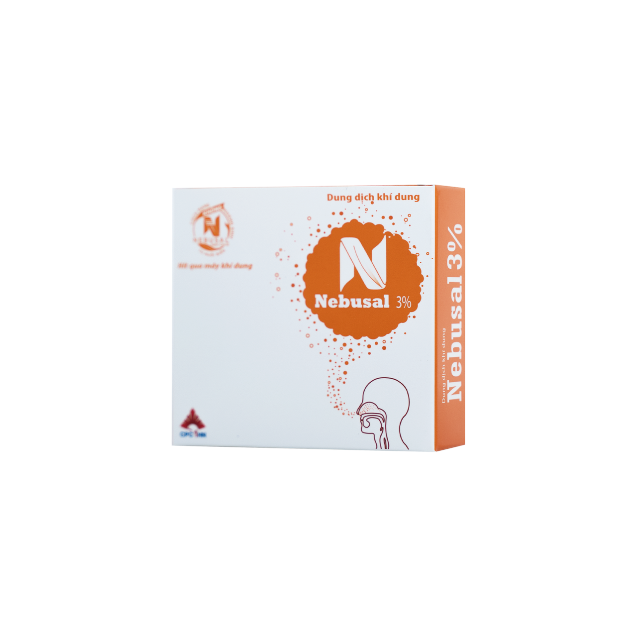 Dung Dịch Khí Dung Nebusal 3% Vệ Sinh Và Làm Lỏng Dịch Tiết Mũi, Họng Cho Bé (Hộp 5 ống)