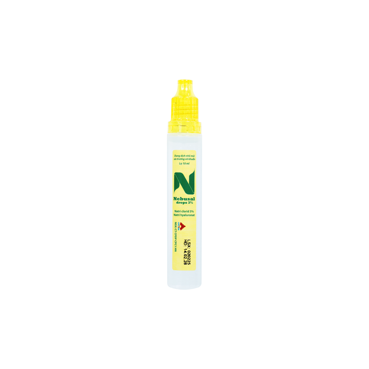 Nhỏ Mũi Nebusal Drop 3% Giúp Giảm Nghẹt Mũi, Sổ Mũi Cho Bé (Lọ 10ml)
