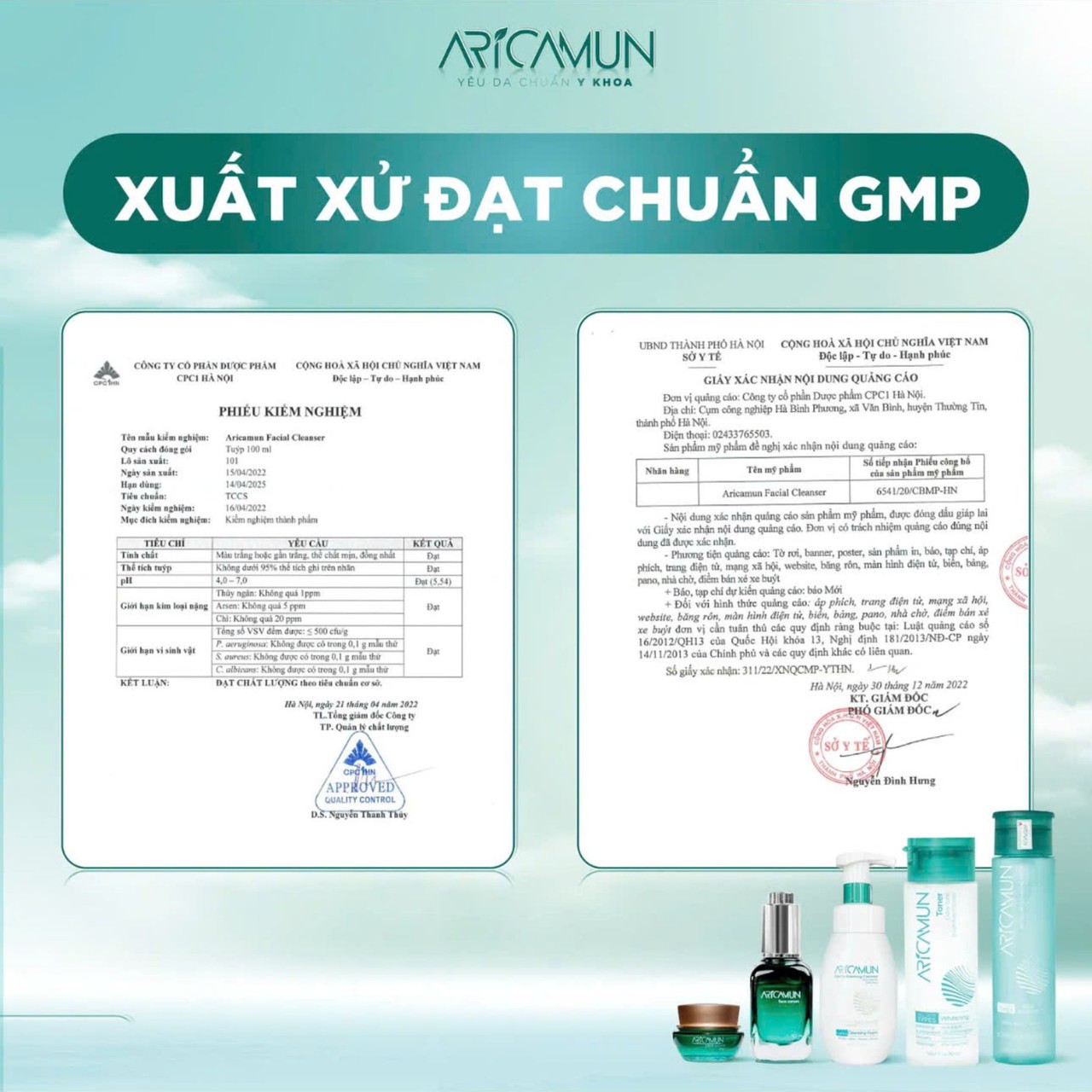 Tẩy Trang Aricamun Micellar Cleansing Water Không Cồn, Dưỡng Ẩm, Sạch Sâu Cho Mọi Loại Da (Chai 200ml)