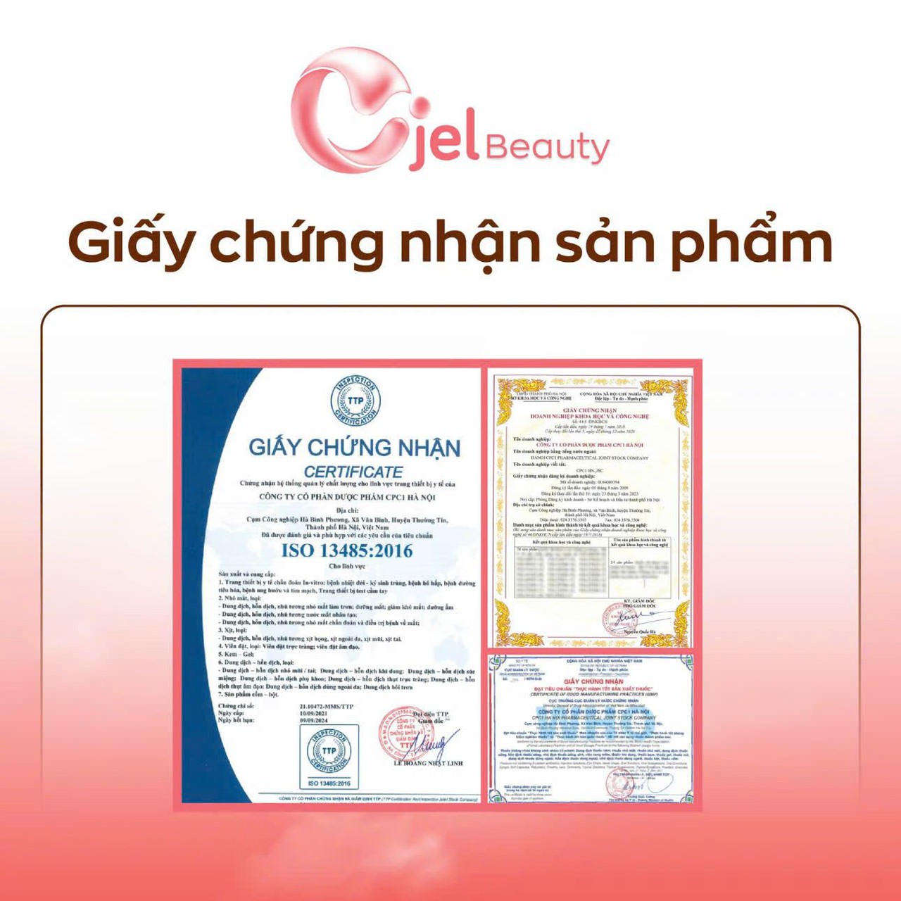 Thạch Collagen Vitamin C Cjel Beauty Hỗ Trợ Ngăn Ngừa Lão Hóa, Mờ Nám, Không Tăng Cân (Hộp 20 gói x 15g)