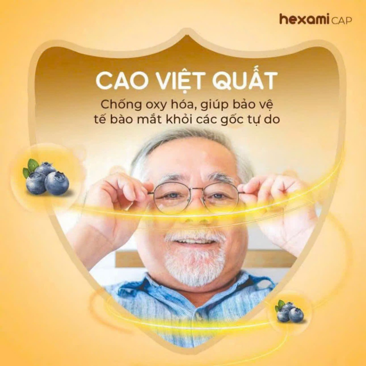 Viên uống Hexami Cap Hỗ Trợ Tăng Cường Thị Lực, Giảm Mờ, Nhức Mỏi Mắt (Lọ 30, 60 Viên)