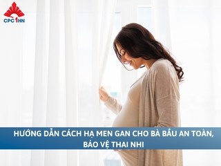 Hướng dẫn cách hạ men gan cho bà bầu an toàn, bảo vệ thai nhi