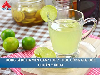 Uống gì để hạ men gan? Top 7 thức uống giải độc chuẩn y khoa