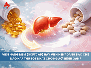 Viên nang mềm (Softcap) hay Viên nén? Dạng bào chế nào hấp thu tốt nhất cho người bệnh gan?