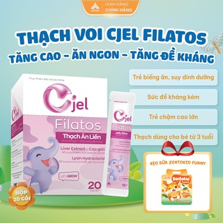 (Tặng Ngay) Thạch Voi Cjel Filatos – Bổ sung Lysin, Cao Gan | Hỗ trợ ăn ngon, tăng đề kháng cho trẻ - thumbnail 1