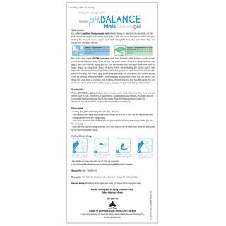 Gel Bọt pH Balance Mois Intimate dưỡng ẩm chuyên sâu, giảm khô hạn, cân bằng tự nhiên (Hộp 200ml) - thumbnail 7