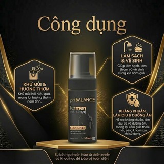 Bọt Vệ Sinh Vùng Kín Nam ph Balance Intimate Gel For Men (Chai 135ml) - thumbnail 4