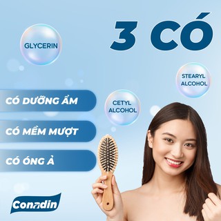 Dầu Gội Conadin Shampoo Giảm Gàu, Giảm Nấm, Ngứa Da Đầu, Rụng Tóc Hiệu Quả (Chai 285ml) - thumbnail 3
