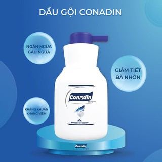 Dầu Gội Conadin Shampoo Giảm Gàu, Giảm Nấm, Ngứa Da Đầu, Rụng Tóc Hiệu Quả (Chai 285ml) - thumbnail 2