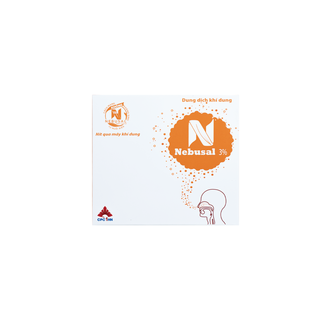 Dung Dịch Khí Dung Nebusal 3% Vệ Sinh Và Làm Lỏng Dịch Tiết Mũi, Họng Cho Bé (Hộp 5 ống) - thumbnail 2