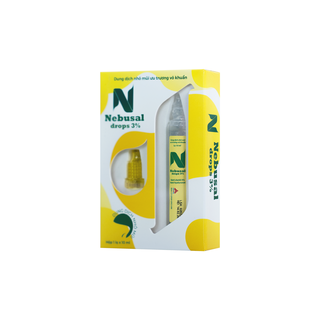 Nhỏ Mũi Nebusal Drop 3% Giúp Giảm Nghẹt Mũi, Sổ Mũi Cho Bé (Lọ 10ml) - thumbnail 3