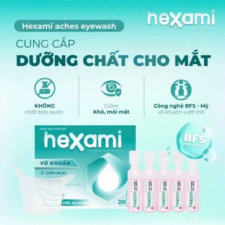 Dung Dịch Rửa Mắt Hexami Aches Eyewash Vô Khuẩn Công Nghệ BFS Giúp Làm Dịu, Sạch Sâu Và Bảo Vệ Mắt (20 Ống x 10ml) - thumbnail 2