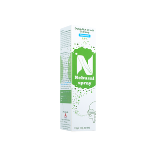 Xịt Mũi Nebusal 2.3% Giảm Nghẹt Mũi, Sổ Mũi Ở Trẻ Em Trên 3 Tuổi Và Người Lớn (Chai 50 ml) - thumbnail 3