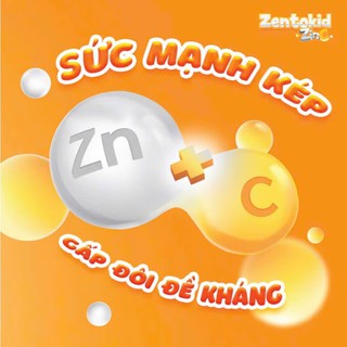 Siro Tăng Đề Kháng Zentokid Zinc Bổ Sung Kẽm và Vitamin C Tự Nhiên Cho Bé (Hộp 20 ống) - thumbnail 3