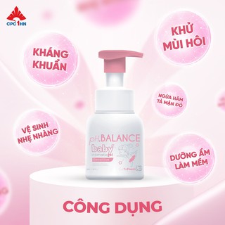 Bọt Vệ Sinh pH Balance Baby Cho Bé Trai Và Bé Gái Hỗ Trợ Làm Sạch Dịu Nhẹ, Ngăn Ngừa Hăm Tã, Rôm Sẩy (Chai 200ml) - thumbnail 4