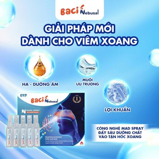 Xịt bào tử lợi khuẩn Baci Nebusal dành cho viêm xoang, viêm mũi dị ứng (Hộp 10 Ống 3 ml) - Cho Người Lớn - thumbnail 7