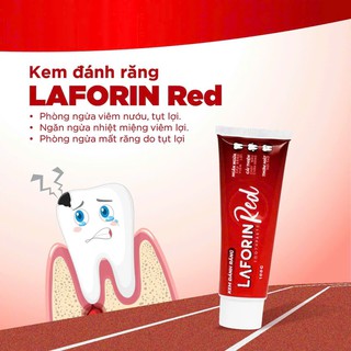 Kem Đánh Răng Laforin Red Toothpaste Dùng Trong Hôi Miệng, Chảy Máu Chân Rặng, Nhiệt Miệng (Lọ 100g) - thumbnail 4