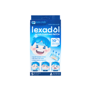 Miếng Dán Hạ Sốt Lexadol Tác Dụng Lên Đến 10h, Công Nghệ Hydrogel Giúp Bé Hạ Sốt Nhanh, An Toàn (Hộp 5 miếng) - thumbnail 5