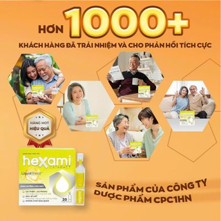Nhỏ Mắt Hexami Cataract Ngăn Ngừa Và Cải Thiện Đục Thủy Tinh Thể Giảm Mờ Nhòe, Dưỡng Ẩm, Phục Hồi Mắt (Hộp 20 Tép)  - thumbnail 6