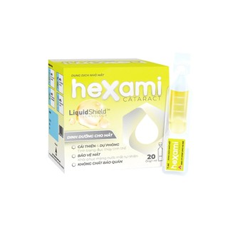 Nhỏ Mắt Hexami Cataract Ngăn Ngừa Và Cải Thiện Đục Thủy Tinh Thể Giảm Mờ Nhòe, Dưỡng Ẩm, Phục Hồi Mắt (Hộp 20 Tép)  - thumbnail 2