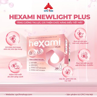 Nhỏ Mắt Hexami Newlight Plus Tăng Cường Thị Lực, Cải Thiện Chức Năng Điểu Tiết Mắt (Hộp 4 vỉ x 5 tép) - thumbnail 5
