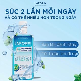 Nước Súc Miệng Laforin Diệt 99% Vi Khuẩn, Ngăn Ngừa Viêm Nướu, Hôi Miệng, Chảy Máu Chân Răng (Lọ 500ml) - thumbnail 7