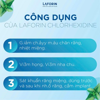Nước Súc Miệng Laforin Diệt 99% Vi Khuẩn, Ngăn Ngừa Viêm Nướu, Hôi Miệng, Chảy Máu Chân Răng (Lọ 500ml) - thumbnail 5