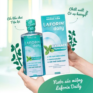Nước Súc Miệng Laforin Daily Không Cồn, Trắng Răng (Chai 500ml) - thumbnail 3