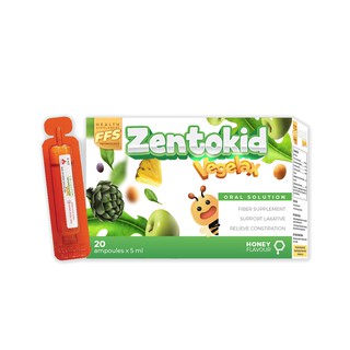 Siro Chất Xơ Tự Nhiên Zentokid Vegelax Hỗ Trợ Giảm Táo Bón Cho Bé (Hộp 20 ống x 5ml) - thumbnail 1