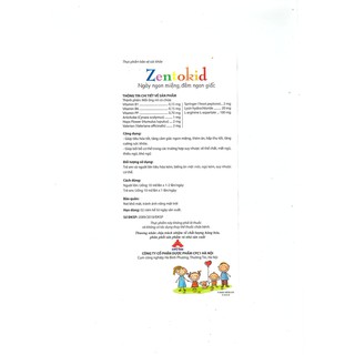 Siro Zentokid Hỗ Trợ Bé Ăn Ngon Miệng, Tiêu Hoá Tốt (Hộp 10 Ống x 10ml) - thumbnail 2