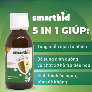 Siro Smartkid hỗ trợ tăng cường sức đề kháng, tăng miễn dịch tự nhiên cho cơ thể (Hộp 1 chai 150ml) - thumbnail 3