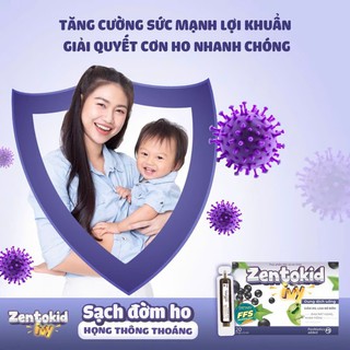 Siro Zentokid Ivy Giảm Ho Có Đờm, Khàn Tiếng Khi Cảm Lạnh Cho Bé Thành Phần Húng Chanh, Cao Lá Thường Xuân (Hộp 20 Ống) - thumbnail 9