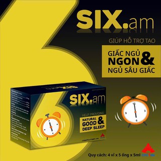 Six.am Giúp Hỗ Trợ Tạo Giấc Ngủ Ngon Và Ngủ Sâu Giấc (Hộp 4 vỉ x 5 ống) - thumbnail 6