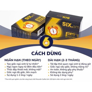 Six.am Giúp Hỗ Trợ Tạo Giấc Ngủ Ngon Và Ngủ Sâu Giấc (Hộp 4 vỉ x 5 ống) - thumbnail 5