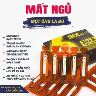 Six.am Giúp Hỗ Trợ Tạo Giấc Ngủ Ngon Và Ngủ Sâu Giấc (Hộp 4 vỉ x 5 ống) - thumbnail 4
