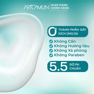 Sữa Rửa Mặt Aricamun Facial Cleanser Dịu Nhẹ, Không Bọt, Ph 5.5 Phù Hợp Cho Mọi Loại Da (100ml) - thumbnail 4