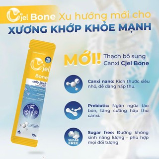 Thạch Bổ Sung Cjel Bone Bổ Sung Canxi Hỗ Trợ Xương Chắc Khỏe Và Giảm Nguy Cơ Loãng Xương (Hộp 20 Gói x 15g) - thumbnail 2