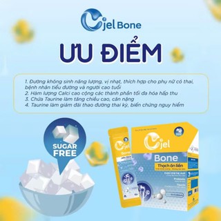Thạch Bổ Sung Cjel Bone Bổ Sung Canxi Hỗ Trợ Xương Chắc Khỏe Và Giảm Nguy Cơ Loãng Xương (Hộp 20 Gói x 15g) - thumbnail 4