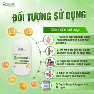 Viên Nang Mềm Premical Softcap Bổ Sung Calci Giảm Nguy Cơ Loãng Và Còi Xương (Lọ 30 viên, 60 viên) - thumbnail 7