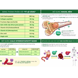Viên Nang Mềm Premical Softcap Bổ Sung Calci Giảm Nguy Cơ Loãng Và Còi Xương (Lọ 30 viên, 60 viên) - thumbnail 2