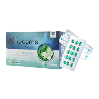 Viên Ngậm Mucome Softcap Hỗ Trợ Giảm Ho, Cảm, Khàn Tiếng, Đau Họng (Hộp 6 vỉ x 15 viên) - thumbnail 2