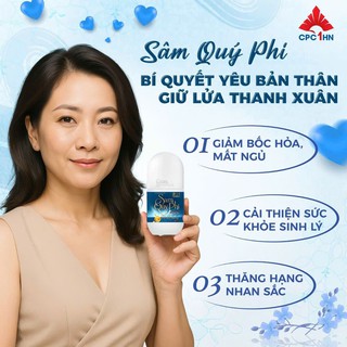 Viên Uống Cân Bằng Nội Tiết Sâm Quý Phi Hỗ Trợ Giảm Bốc Hỏa, Mất Ngủ, Nám, Sạm Da (Lọ 30 Viên) - thumbnail 4