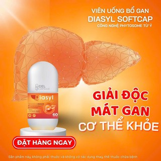 Viên Uống Diasyl Softcap Hạ Men Gan, Phục Hồi Chức Năng Gan (Lọ 30, 60 Viên) - thumbnail 5