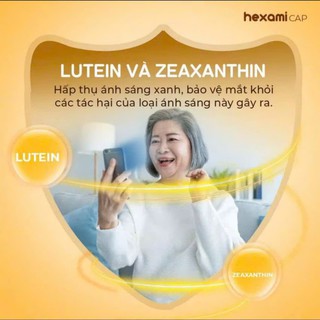 Viên uống Hexami Cap Hỗ Trợ Tăng Cường Thị Lực, Giảm Mờ, Nhức Mỏi Mắt (Lọ 30, 60 Viên) - thumbnail 6