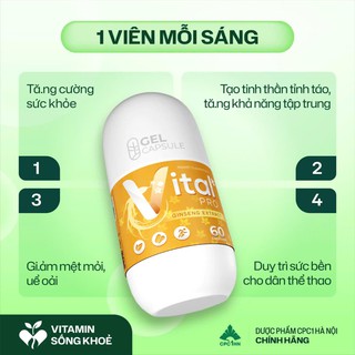 Viên Uống Vital Pro Bổ Sung Vitamin Và Khoáng Chất, Giúp Tăng Sức Đề Kháng Và Cải Thiện Thể Lực (Lọ 30 viên, 60 viên) - thumbnail 5