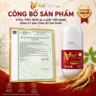 Viên uống Vital Pro New bổ sung vitamin và nhân sâm cải tiến mới, hỗ trợ tăng sức đề kháng, giảm mệt mỏi uể oải (Lọ 30 viên, 60 viên) - thumbnail 5