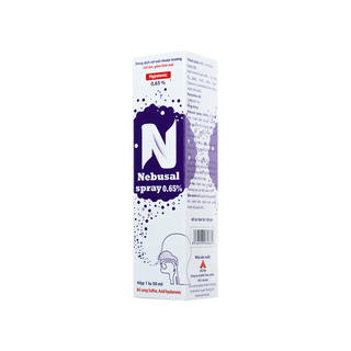 Xịt Mũi Nebusal Spray 0.65% Hỗ Trợ Phục Hồi Tổn Thương, Cấp Ẩm Cho Mũi (Lọ 50 ml) - thumbnail 3