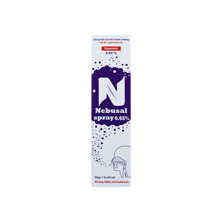 Xịt Mũi Nebusal Spray 0.65% Hỗ Trợ Phục Hồi Tổn Thương, Cấp Ẩm Cho Mũi (Lọ 50 ml) - thumbnail 2