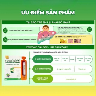 Siro Zentokid Hỗ Trợ Thải Độc, Thanh Nhiệt, Giảm Rôm Sẩy, Mẩn Ngứa Kích Thích Ăn Ngon, Tiêu Hoá Tốt Cho Bé (Hộp 4 vỉ x 5 ống) - thumbnail 4