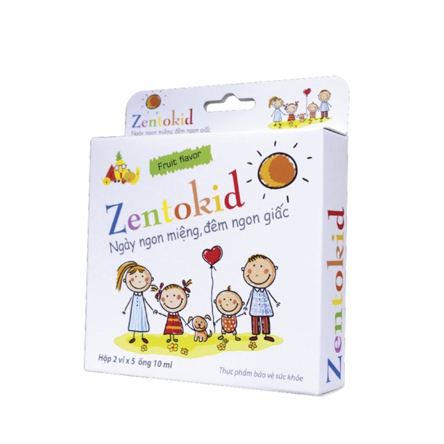 Siro Zentokid Hỗ Trợ Bé Ăn Ngon Miệng, Tiêu Hoá Tốt (Hộp 10 Ống x 10ml)